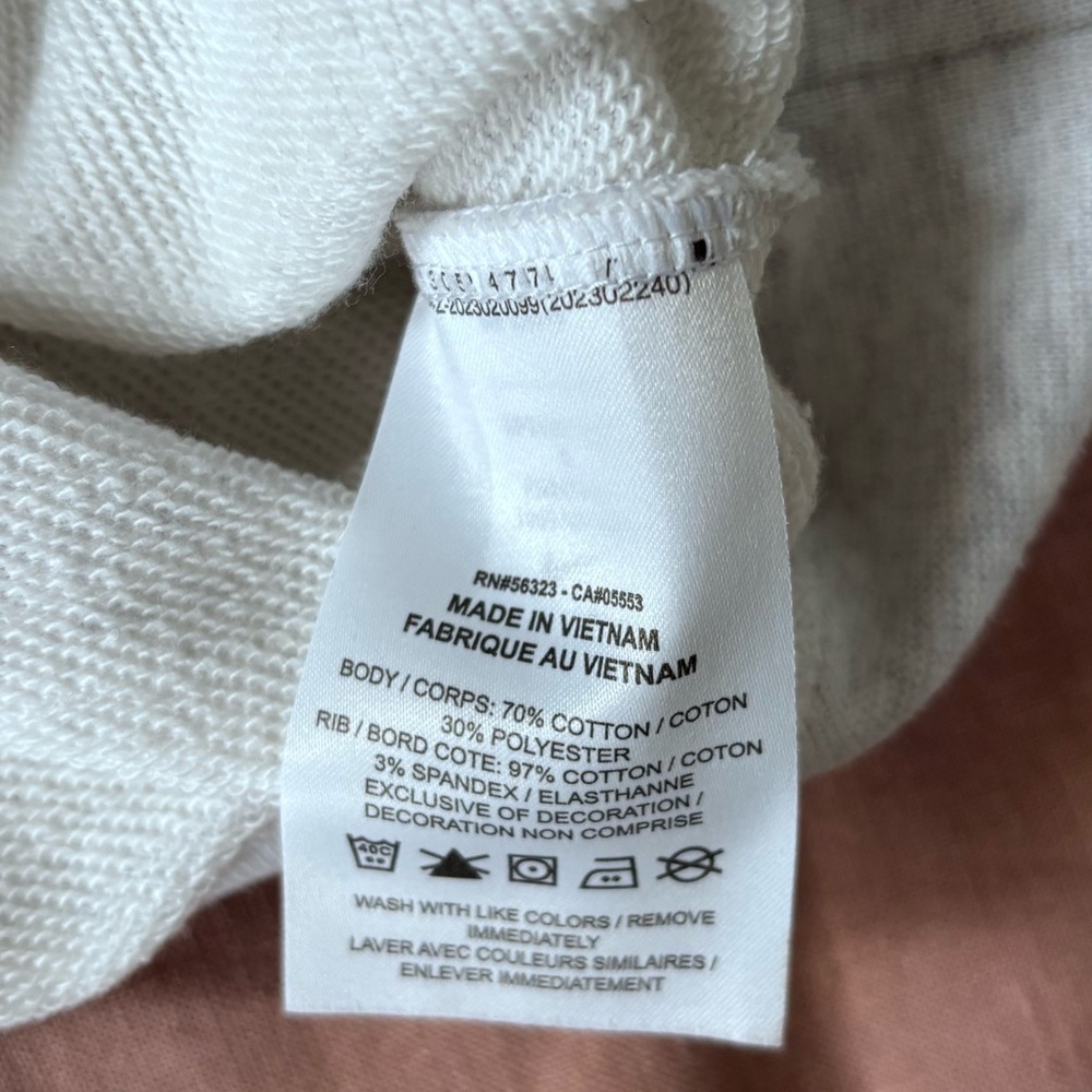 Nike Cropped Crewneck Sweatshirt in Light Grey - Picture 7 of 11